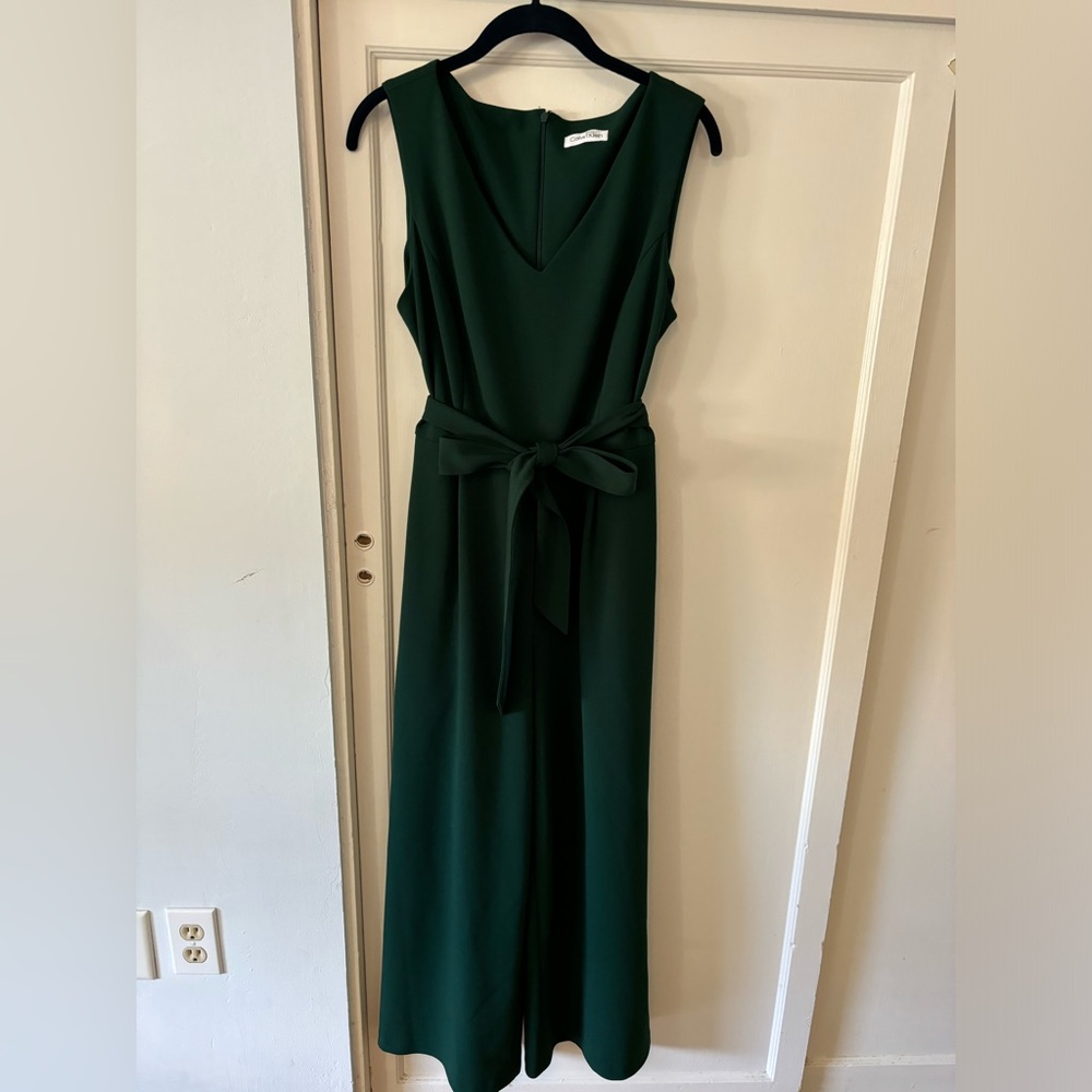 Beautiful emerald green Calvin Klein jumpsuit (tag missing but fits like a 10)